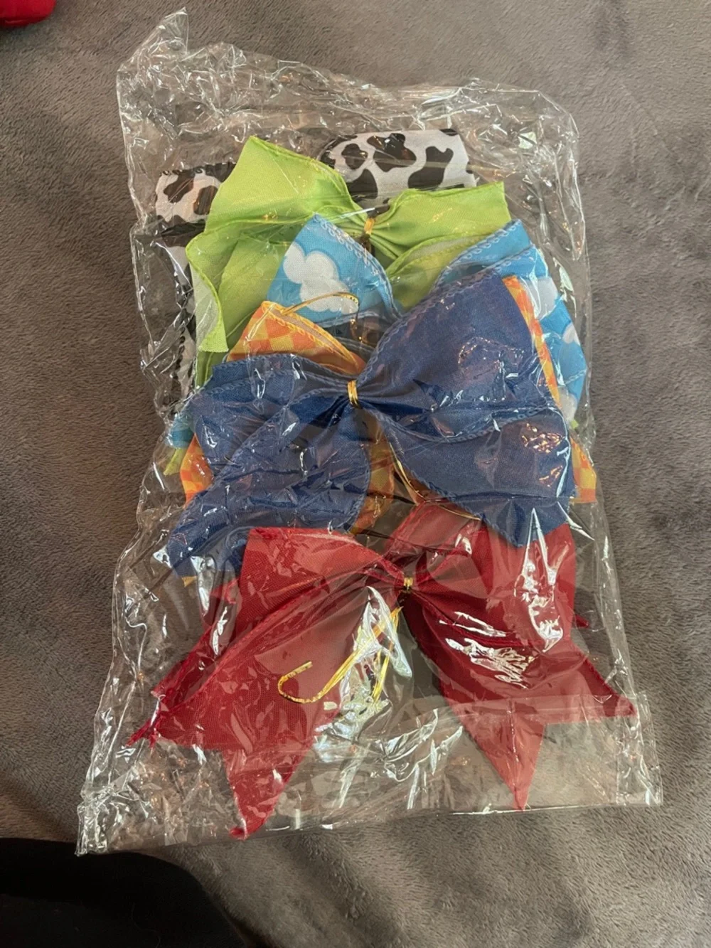 12 Pcs Toy Story Cartoon Theme Bows Ornaments party decor Christmas nwt